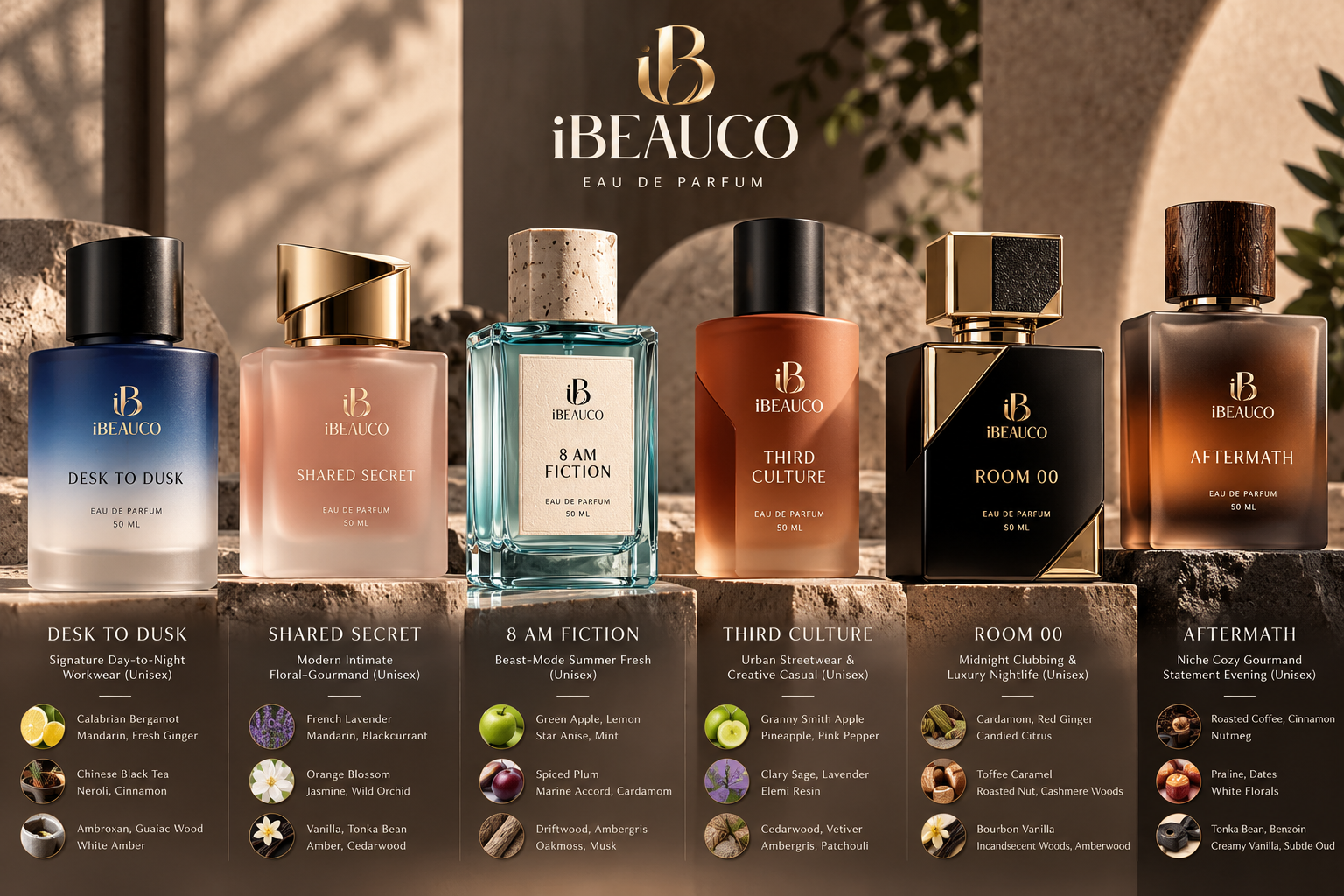 iBEAUCO Haute Parfumerie Luxury Perfume Collection